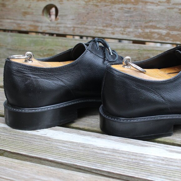 Tod's Black Plain Toe Derby, Made in Italy, EUC Men's 9 UK, 10 US - Picture 7 of 12